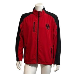 OU Jacket Collegiate Licensed Product XLarge Red/Black Football Jacket